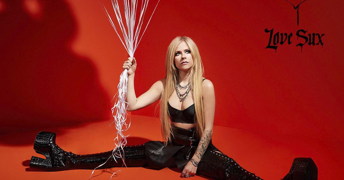 Review: Pop-punk queen Avril Lavigne reigns on 'Love Sux' - The 